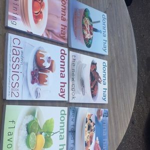 6 Donna Hay cookbooks